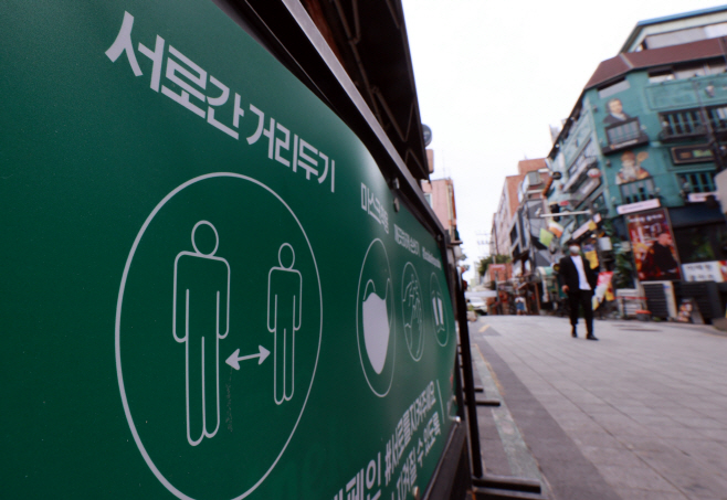 높은 단계 거리두기