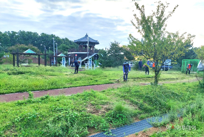 아산시 관내 배수지