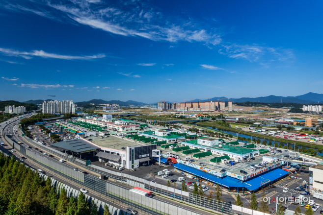 구리농수산물도매시장 전경