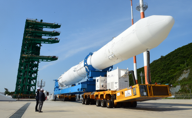 한국형발사체 '누리호' 발사대 인증시험