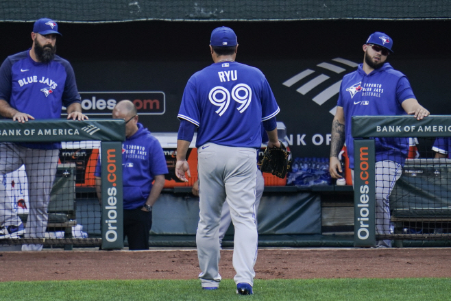 Blue Jays Orioles Baseball <YONHAP NO-2447> (AP)