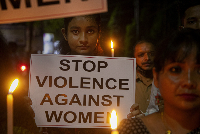 India Rape Protest <YONHAP NO-2581> (AP)
