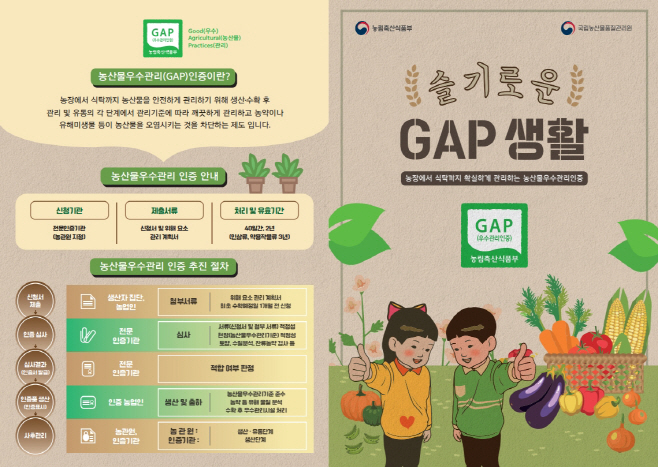 [사진1] GAP 인증 리플릿
