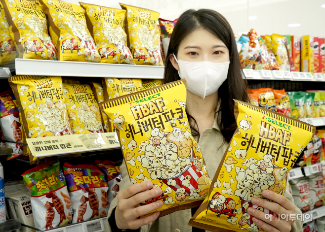 7-11) 세븐셀렉트 바프허니버터팝콘 (1)