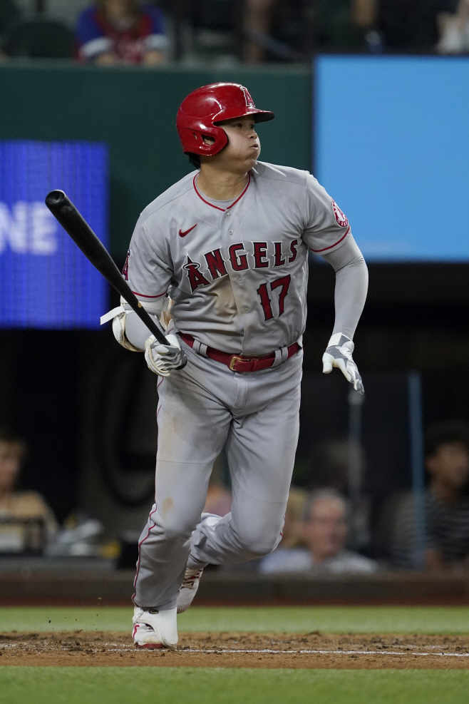 Angels Rangers Baseball <YONHAP NO-2914> (AP)