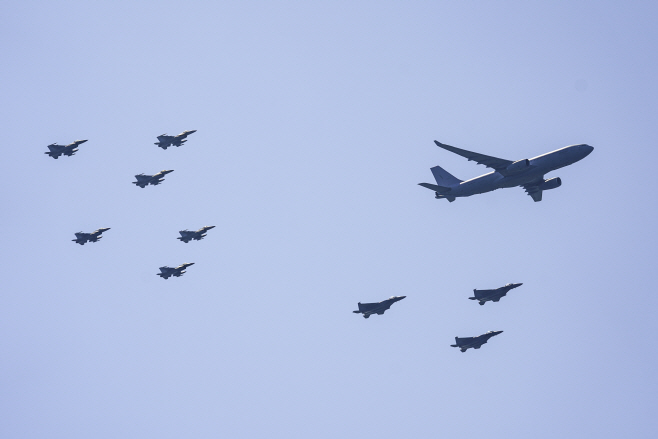 국군의날 행사, 공중전력 시범