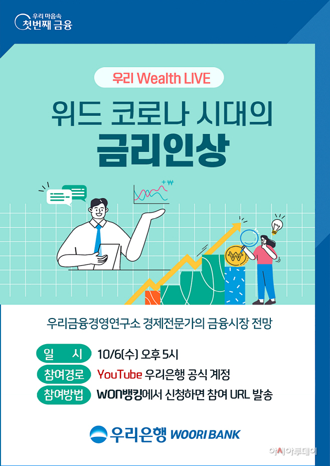 1004 우리은행, 유튜브 언택트 세미나 '우리 Wealth LIVE' 개최