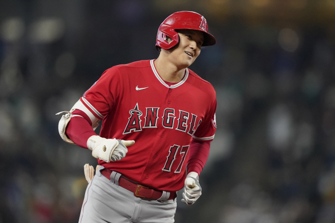 Angels Mariners Baseball <YONHAP NO-0753> (AP)