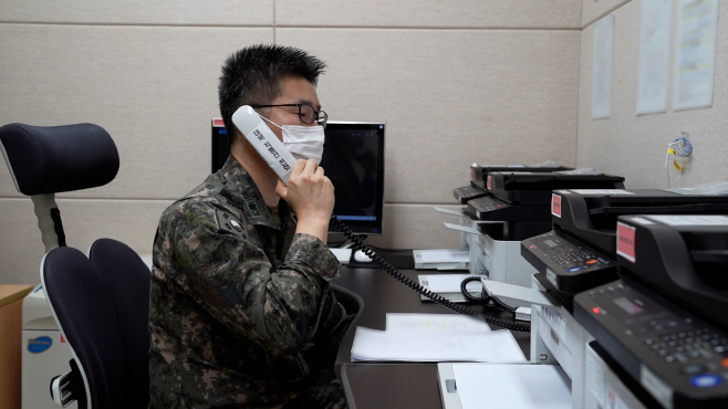 남북 군 통신선 시험통화