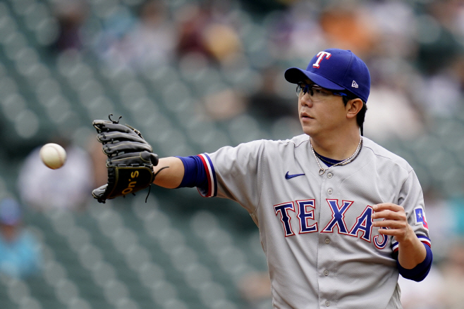 Rangers Mariners Baseball <YONHAP NO-1299> (AP)