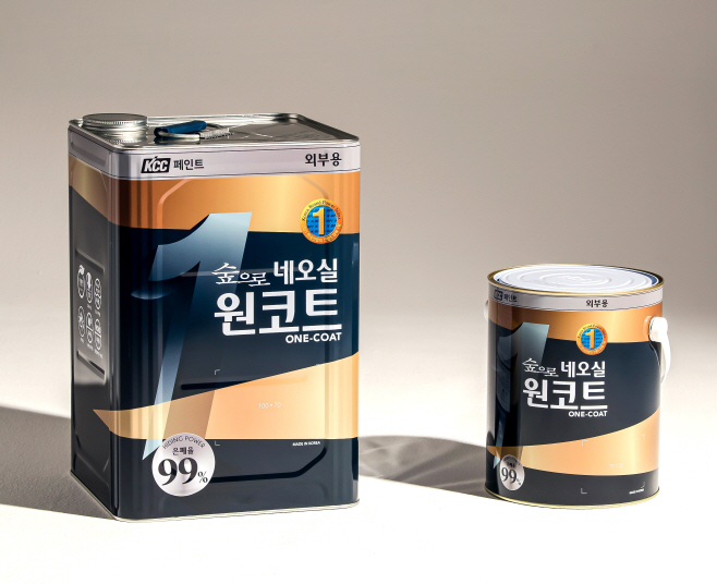 KCC가 출시한 숲으로 네오실 원코트 제품