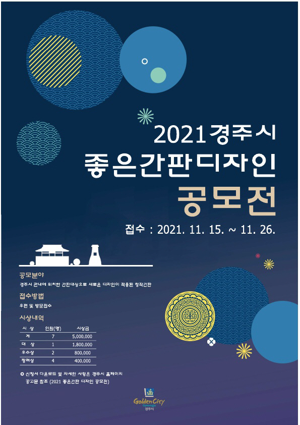 4. 경주시, ‘2021 경주시 좋은간판 디자인 공모전’ 개최