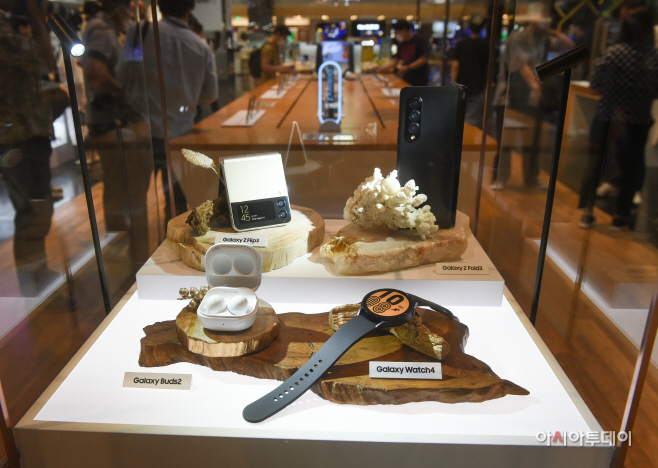 [포토]삼성전자, '갤럭시 언팩 2021' 신제품 매장 공개