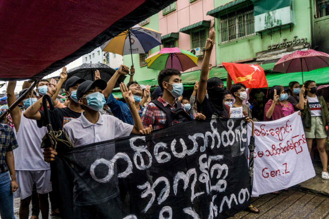 MYANMAR-POLITICS-MILITARY <YONHAP NO-5254> (AFP)