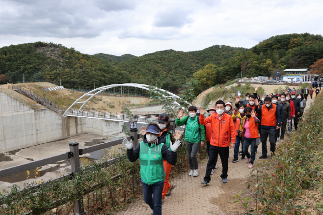 211029 포항 12경 오어지 둘레길 제2주차장 준공, 경관 감상도