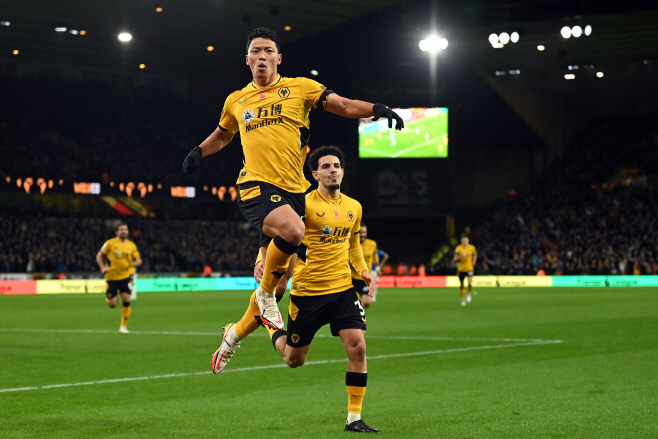 FBL-ENG-PR-WOLVERHAMPTON-EVERTON <YONHAP NO-1452> (AFP)