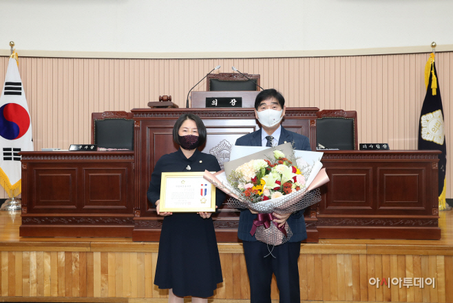 경기도 시.군의장협의회 의정봉사상 표창수상