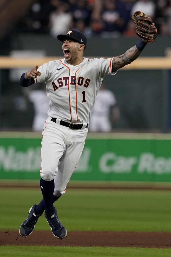 ALCS Red Sox Astros Baseball <YONHAP NO-1931> (AP)