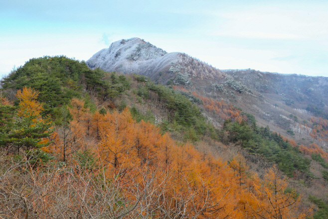 눈내린 지리산