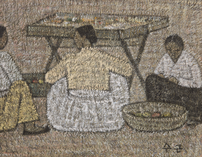 3.박수근, 노변의 행상, 개인소장 (1)