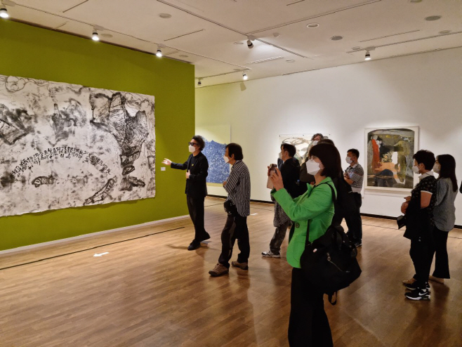 전남국제수묵비엔날레 개막 1관 전시