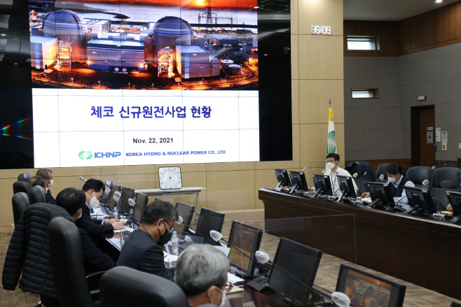 사진1. 한수원이 22일 체코와 폴란드 원전 수주 경쟁력 우위 확