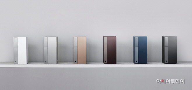 [사진자료2] 노블 정수기 세로 6가지 색상