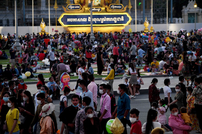 CAMBODIA-FESTIVAL <YONHAP NO-4996> (AFP)