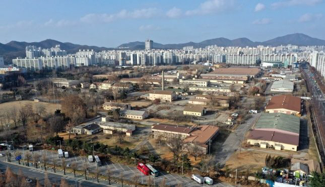 옛 부평미군기지 캠프마켓 전경