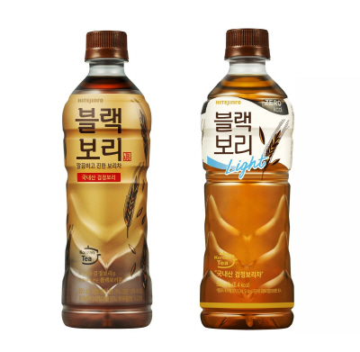 [이미지] 하이트진로음료_블랙보리_블랙보리 라이트_520mL