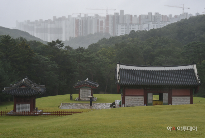 [포토]장릉에서 바라본 인천 검단신도시