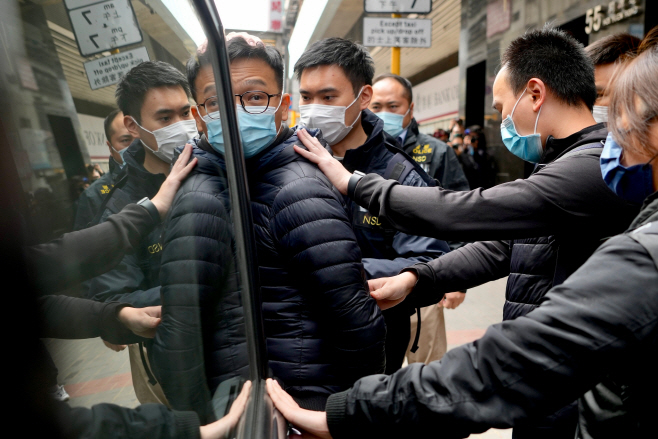 APTOPIX Hong Kong <YONHAP NO-1912> (AP)