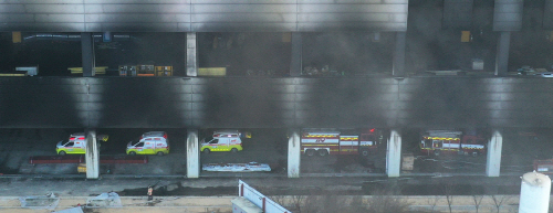 평택 신축 공사현장 화재