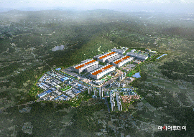 sk반도체 클러스터 산업단지 조감도