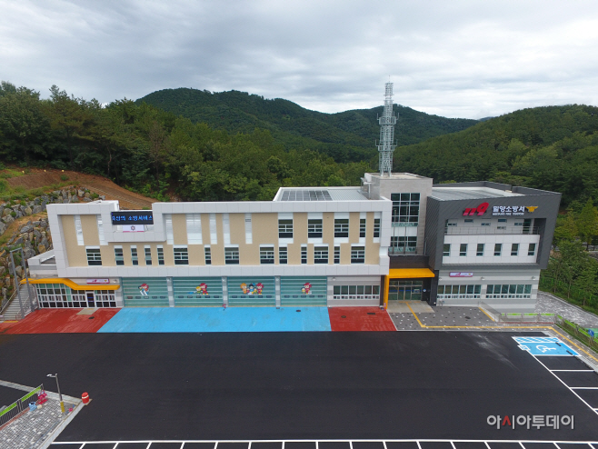 밀양소방서 신청사 정면 사진