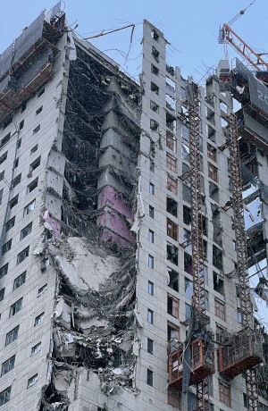 광주서 공사 중 고층아파트 구조물 붕괴