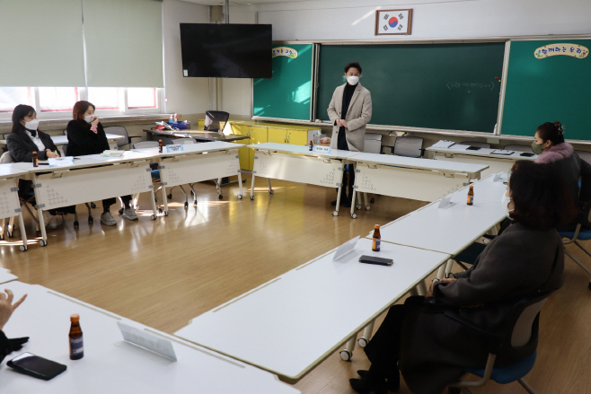 황대호 의원, 율전초 교육환경개선을 위한 정담회 개최