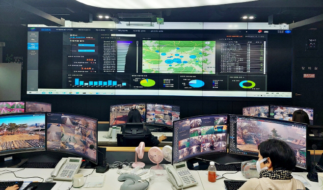 영천시) 스마트도시통합센터 전경사진(내부)