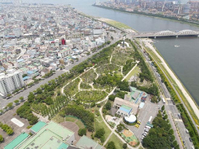 220116 포항시 그린웨이 프로젝트, 해도 도시숲 온실가스 배출