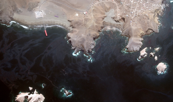 PERU-OIL SPILL/ <YONHAP NO-2179> (via REUTERS)