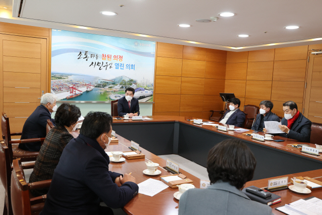 0126_포스코지주회사전환 관련 의장단,상임위원장단 긴급간담회