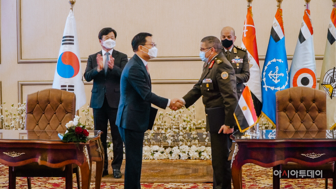 사진2. 이집트 K9 계약 체결