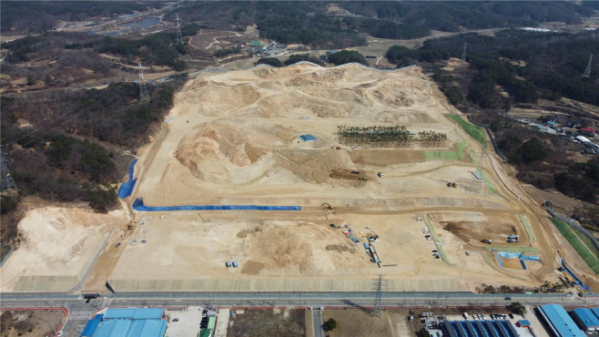 경북바이오 2차일반산업단지 전경(조성중)