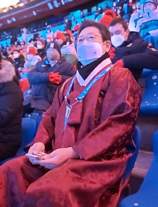 [올림픽] 개회식 참석한 황희 문체부 장관