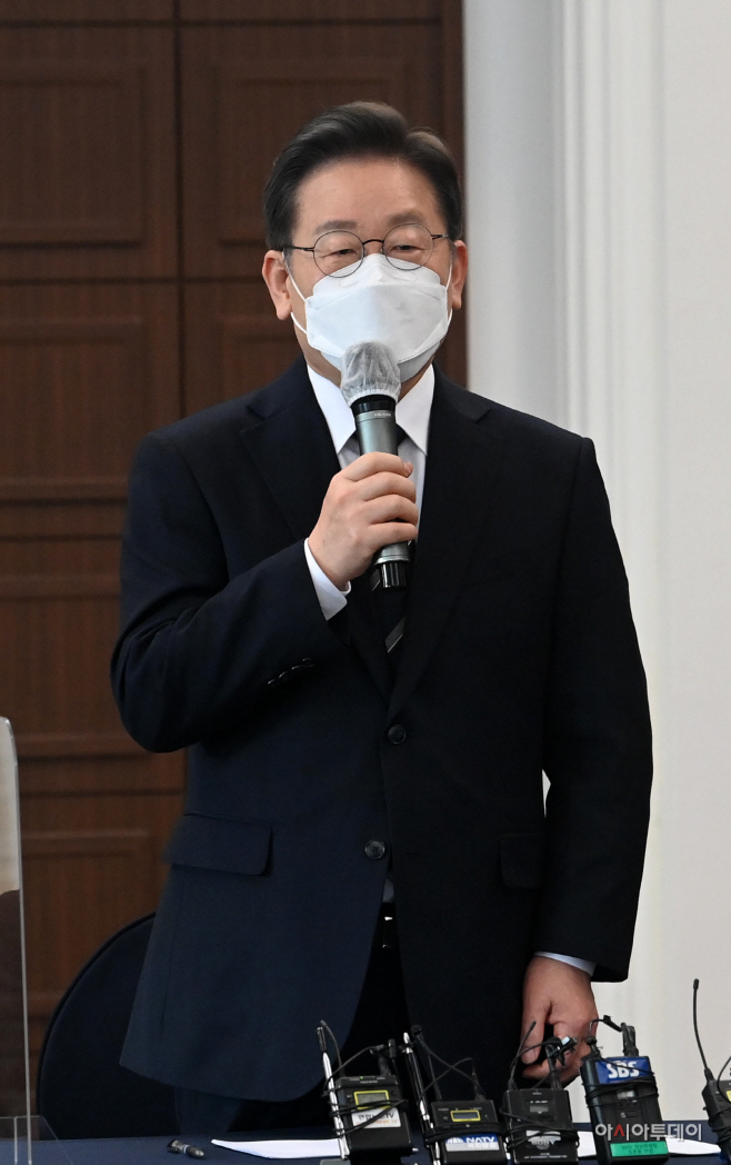 민주정부 장·차관급 이재명 후보 지지선언
