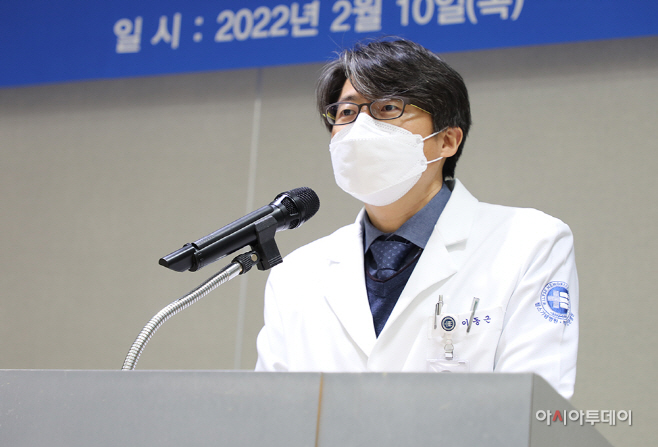 0210 취임사하는 이동근 병원장