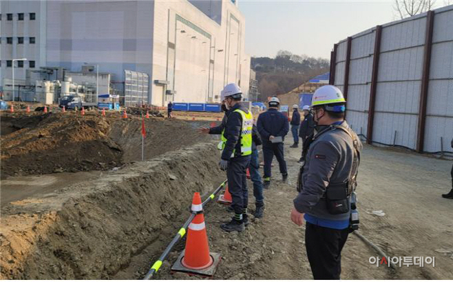 사진-국토안전관리원, 청주시와 해빙기 대비 건설현장 합동점검