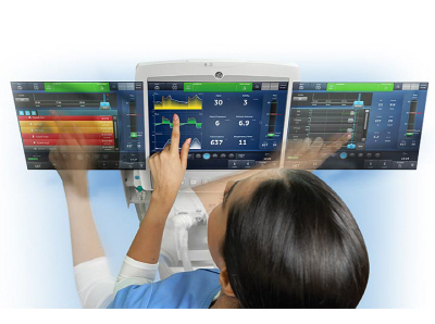 1. GE헬스케어의 인공호흡기 '케어스케이프 R860'