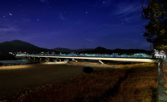 서천교 경관조명 예상도