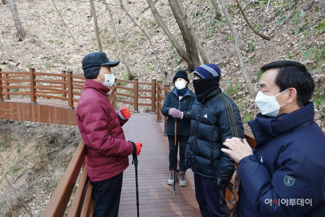 창녕군 부곡온천 힐링둘레길 조성 현장 점검(1)
